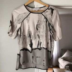 Cooper and Ella Marble Print Blouse